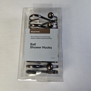 Bronze Ball Shower Hooks‎